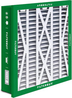 Filterbuy 20x25x5 Air Filter MERV 8 Essential Dust & Allergy Defense (4-Pack), Electrostatic Pleated HVAC AC Furnace Filters Replacement for Honeywell Return Grille (Actual Size: 18.38 x 23.38 x 3.69)