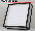 FFU H14 HEPA Filter Replacement, Laminar Flow Hood Filter Replacement Kit 1 Piece, Compatible with Laminar Flow Hood FFU 22.6” x 22.6”,100/ISO 5, H14 HEPA Flow Hood Filter