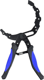 SMART JERRY - Adjustable Oil Filter Wrench | Self-Adjusting Oil Filter Removal Tool | Wide Oil Filter Remover | Motorcycle Fuel Filter Wrench | Automotive Oil Change Kit | Fit 2-5'' Filters