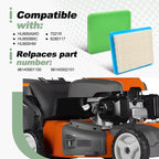 Air Filter with Cover Kit Compatible with Husqvarna HU800AWD HU800BBC HU800HW 7021R 8280117 Lawn Mower Replace 96145001100 96145002101