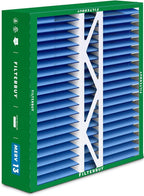 Filterbuy 20x20x5 Air Filter MERV 13 Optimal Smoke & Allergy Defense (1-Pack), Pleated HVAC AC Furnace Filters for Honeywell FC100A1011, Lennox X0585, and More (Actual Size: 19.63 x 19.88 x 4.38)