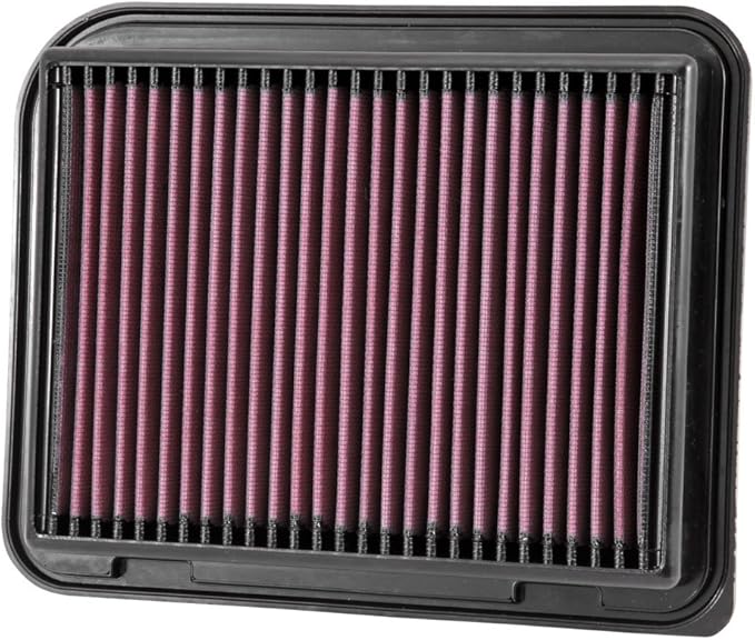 K&N High-Flow Original Lifetime Engine Air Filter: Increase Power & Accerlation, Washable, Premium: Compatible with 2003-2024 MITSUBISHI: ASX, Eclipse, Grandis, Lancer, Outlander, 33-3015