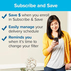 Filtrete 20x30x1 Air Filter, MPR 1200, MERV 11, Allergen Defense Odor Reduction 3-Month Pleated 1-Inch Air Filters, 2 Filters
