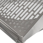 Vent Systems 10" Inch Exhaust Vent Cover with Rubber Gasket - Stainless Steel - Robust Weatherproof Outdoor Air Exhaust Box - Duct or Surface Mounting - Rain and Snow Protection