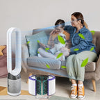 Replacement True Filter for Dyson TP04 TP06 TP07 TP09 TP10 HP04 HP06 HP07 HP09 HP10 PH01 PH02 PH04, Fan Sealed Two Stage 360 System Pure Cool - Activated Carbon