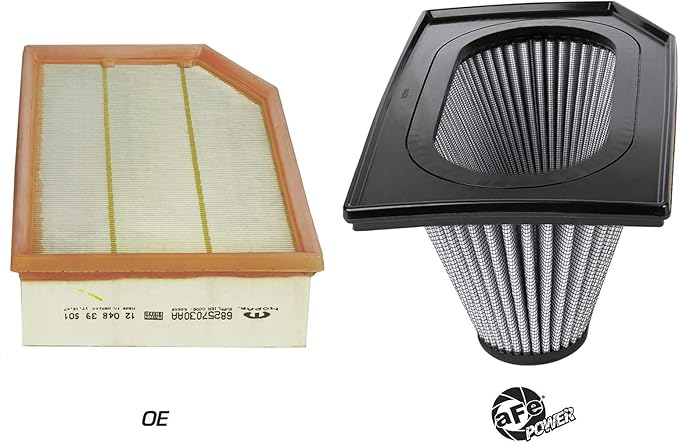 aFe POWER Magnum FLOW Inverted Replacement Air Filter (IRF) w/Pro DRY S Media for Jeep Wrangler (JL) 18-20 L4-2.0L (t)/V6-3.6L #31-80280