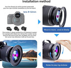 52mm Lens to 55mm Camera Lens Adapter,52mm-55mm Filter Step up Ring Adapter Ring,Compatible All 55mm Filter Accessory.Made from CNC Machined