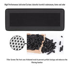 2PCS Air Filter Cartridges for Series 3D Printer, Activated Carbon Filter Cartridges with 1 Brush, Replacement Set for Cleaner Air During 3D Printing