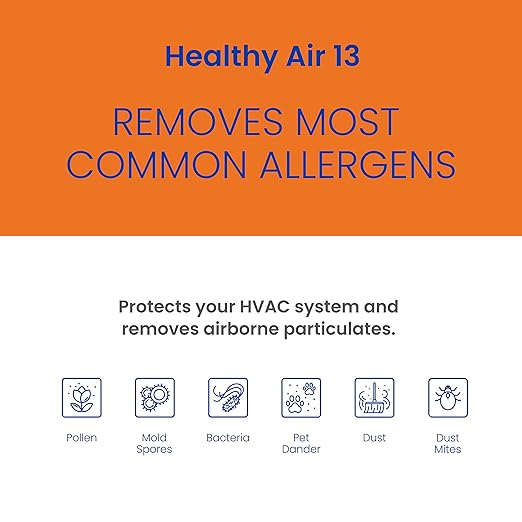 AprilAire 213 Replacement Filter for AprilAire Whole House Air Purifiers - MERV 13, Healthy Home Allergy, 20x25x4 Air Filter (Pack of 2)
