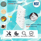 Savener® 27002-0150S Pool Filter Cartridges, Replaces Sta-Rite 27002-0150S Pool and Spa D.E. Filter, Compatible with Sta-Rite PLM150 and System 2 Modular Media, with Air Bleed Assembly, 150 Sq. Ft