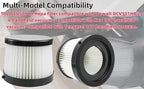 DCV501HB DCV5011H Replacement HEPA Filters for DEWALT 20V Cordless Handheld Vacuum - Washable & Reusable 6 Pack - Compatible with Makita, KXX, TengXcel, CAMXTOOL
