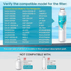 ICEPURE Alkaline DA29-00020B Refrigerator Water Filter Replacement for Samsung HAF-CIN/EXP HAF-CIN, DA29-00020A/B, DA29-00020B-1, 46-9101, RF28HMEDBSR, RF263BEAESR, HDX FMS-2, Enhances PH, 5Pack