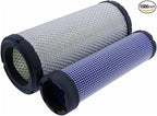 1 SET OF AIR FILTER P532410 & P822769, FITS VARIOUS EQUIPMENT LIKE FORKLIFTS, COMPACT UTILITY TRACTORS, AGRICULTURAL & CONSTRUCTION MACHINERY, GOOD FOR JOHN DEERE TRACTORS 3033R - 4052M SERIES, etc