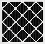 Nordic Pure 24x24x1 (Actual Size: 23 3/8 x 23 3/8 x 3/4) Pure Carbon Pleated Odor Reduction Furnace Air Filters 6 Pack