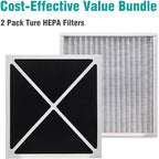 2-Pack 30930 Replacement Air Filters Compatible with Hunter HEPAtech 30020, 30200, 30201, 30205, 30250, 30253, 30255, 30256, 30350, 30374, 30375, 30377, 30380, 30390, 30393, 37255, 37375