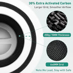 Core 300 Air Purifier Replacement Filter Compatible with LEVOIT Core 300 Air Purifier 3-in-1 H13 True HEPA Air Replacement Filter Compatible with LEVOIT Core 300,300S,P350 (2 Pack)