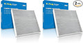 PHILTOP Premium Cabin Air Filter,Replacement for CF10134,Accord,Ridgeline,Civic,Pilot,Odyssey,CR-V,Passport,Crosstour,MDX,RDX,TSX,TL,RL,ILX,RLX,TLX,ZDX,Includes Activated Carbon,(Pack of 2)