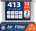 2 Pack 413 Replacement Air Filter, MERV 13,Actual Size: 16"x28"x4", Nominal Size: 16x25x4, HVAC Furnace Filter, Compatible with AprilAire Models 4400, 3413, 2416, 2413, 1610, 1413