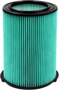 Replacement VF6000 Filter for Ridgid Shop Vac Filters 5-20 Gallon, 5-Layer Wet/Dry Rigid Shop Vac Filters Compatible with WD5500 WD0671 WD6425 WD7000 WD1280 WD1851 WD1680-1 Pack