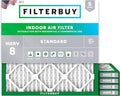Filterbuy 22x22x1 Air Filter MERV 8 Essential Dust & Allergy Defense (5-Pack), Electrostatic Pleated HVAC AC Furnace Filters Replacement, Made in USA (Actual Size: 21.50 x 21.50 x 0.75)