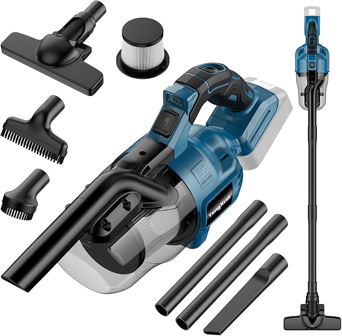 Cordless Vacuum Cleaner for Makita 18V LXT Battery, Handheld Vacuum Cleaner for Home Car Hardwood Floor Carpet, Portable Shop Vacuum with Washable HEPA Filter(Tool Only)