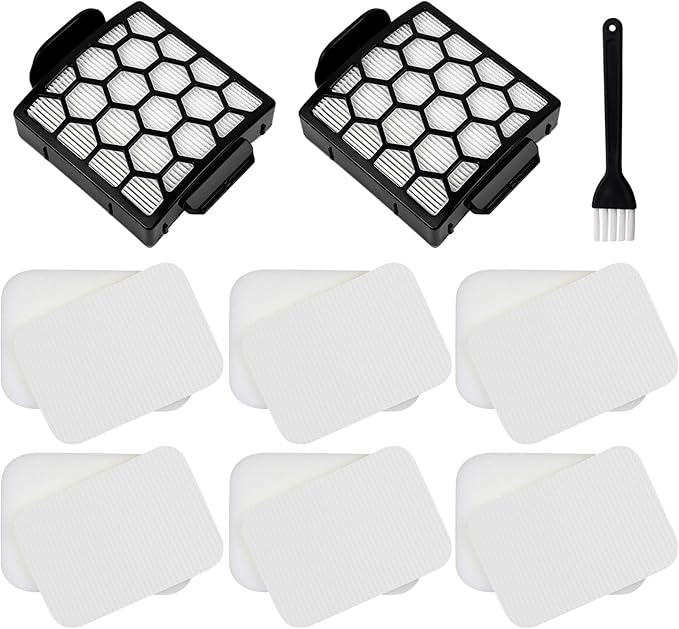 VIEWALL Filters Replacement for Shark Pet ZU102 ZU100 Pet Pro ZU60 ZU62 Swivel Pro ZU51 NV151 NV150 CU50WM NV181 Pet Plus NV251 NV255 Navigator Upright Vacuum, Part 1238FT60 1239FT60
