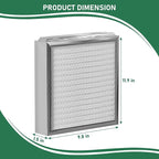 Carmerny 990-13 Humidifier Vapor Water Pad Filter Compatible with GeneralAire 990-13 G13 Humidifier Replacement Evaporator Pad Media Filter for Models 709 990 1040 1042 1137 SL16, GFI #7002, 4-Pack