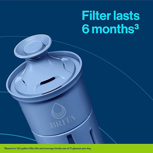 Brita Water Dispenser, UltraMax Elite Filter, Removes 99% of Lead, Includes 1 Filter, 27-Cup Capacity, Black