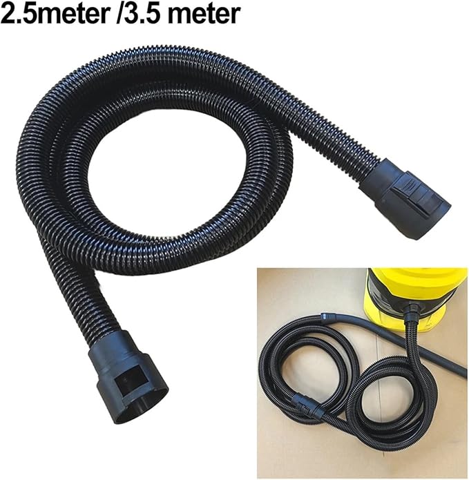 Wet Dry Hose Vacuum Hose Extension 2.5/3.5m Long Hose，Compatible For Karcher，NT20 30 WD1 WD2 WD3 WD4 WD5 WD6‎ 2.863-305.0 Vacuum Cleaner Parts(3.5m)