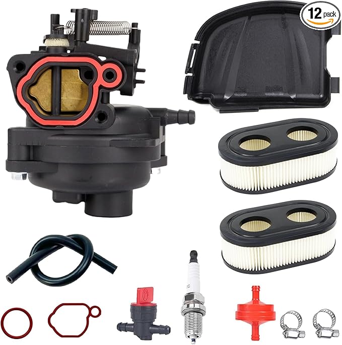 285286 Carburetor Kit For Troy-Bilt 875exi Power Washer Compatible with Briggs and Stratton 597096 595553 875 exi series Engines With Air Filter/Cover