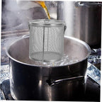 BESTOYARD Stainless Steel Seasoning Filter Portable Infuser for Soup and Tea Reusable Kitchen Strainer for Home Cooking and Seasoning Extraction