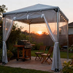 Curtain Patio Enclosure with Zippe, Heavy Duty PVC Transparent Tarpaulin Side Panels, Outdoor Clear Tarp Curtains for Porch, Pergola, Gazebo, Balcony, Patio(1.4x3m)