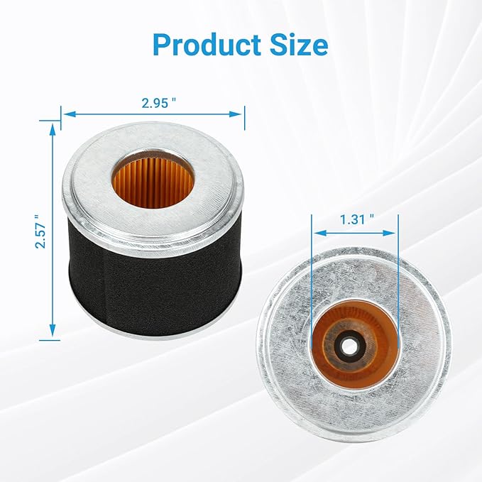 212cc Air Filter Kit Compatible with Predator 212 Gas Powered Engine Pressure Washer Onewash 6602 6590 6470 6924 3100Psi 2500Psi 3600Psi Speedwash 0J88870129 Accessories Parts 2 Pack