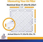 Filter King 17.25x19.25x1 Air Filter | 12-PACK | MERV 13 HVAC Pleated A/C Furnace Filters | MADE IN USA | Actual Size: 17.25 x 19.25 x .75"