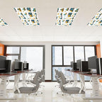4 Pcs Fluorescent Light Covers for Ceiling Lights Seamless Construction Vehicles Cranes Excavators Trucks Bulldozers Decorative Magnets Light Filters for Office Home Classroom Must Haves 4’ x 2’