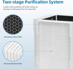 CAP-1000 Replacement Filter Compatible with Cuisinart CAP-1000FPK Air Purifier, 3-in-1 Filtration (1 Pack)