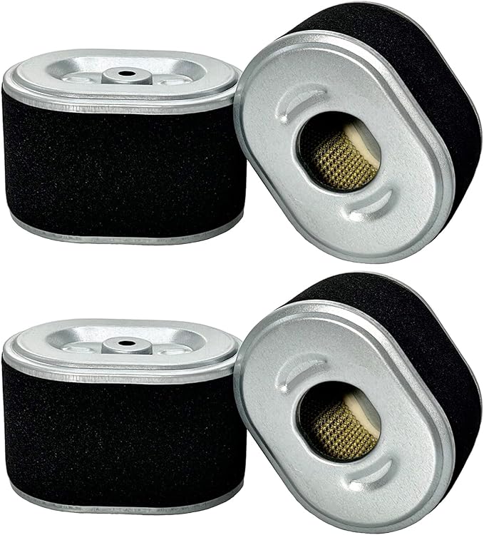 EquipAid 4 Pack 17210-ZE1-505 Air Filter, Compatible with Honda GX160 GX200 GX140 Engine Air Cleaner and Fit for most OEM 212CC, 196CC gas OHV engine.