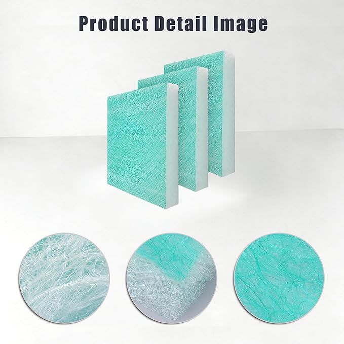Spray Booth Air Filter Fiberglass Exhaust Green in Paint Booth 15g Green (20" x 25"(100/case))