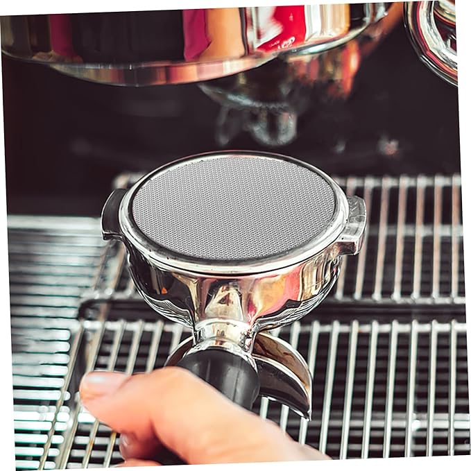 Veemoon Coffee Machine Accessories Portafilter Mesh Reusable Filters for Espresso Stainless Steel Filter Screen for Clean Extraction