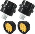 Hordion 2 Pack Air Compressor Silencer, 1/2" Thread Air Compressor Intake Filter Sound Muffler Replacement Parts 20mm for Blowers Generators Exhaust Ports