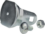 Cannon Ball End Cap (Each) (646514) - Compatible with CannonBall Round Tracks - Galvanized Steel - Industrial Style - For Tractor, Excavator, Construction Equipment