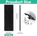 Lubise 8Pcs Carbon Filters Compatible with LR 3,Replacement Activated Charcoal Filters for Litter Box Carbon Premium Filters,Thickened and Durable,Eliminate Odor and Controls Moisture on Pet's Body