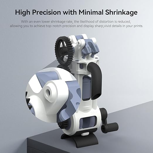 ANYCUBIC ABS-Like Resin Pro 2, Upgraded 8K 3D Printer Resin with Enhanced Strength and Toughness, High Precision, Low Odor, Wide Compatibility for All LCD 3D Printers (Smoky Black, 1kg)