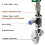 iSpring RCC7AK, NSF Certified, 75 GPD, Alkaline 6-Stage Reverse Osmosis System, pH+ Remineralization RO Water Filter System Under Sink, Patented Top-Mounted Faucet Design for Easy Installation