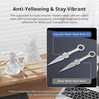 ANYCUBIC Water Washable 3D Printer Resin 2.0 Bundle, 405nm High Precision UV-Curing 3D Resin, Low Shrinkage Photopolymer Resin for LCD Resin 3D Printer (4Packs*1kg Grey, 4kg in Total)