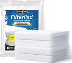 Aquarium Filter Floss Fish Tank Filter Media Aquarium Filter Pad for Fish Tank, Ponds,Garden, Saltwater,Fershwater,Plant, Trutle(39.37x11.8in White)