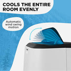 Portable Air Conditioners 8,000 BTU AIRO COMFORT, AC Unit Floor Standing with Remote Control & DYI Installation Kit