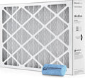 16x25x4 Air Filter Replacement MERV 11, FC100A1029 Pleated HVAC AC Furnace Filters with Wholesalehome Cleaning Cloth (Actual Size: 15.94 x 24.86 x 4.38 Inches)
