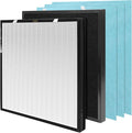 1-Set RFM80 Replacement Filter Compatible with Max Purifier (Model OVHM80), 1×Filter, 1×Activated Carbon Filter and 3×Pre-Filters