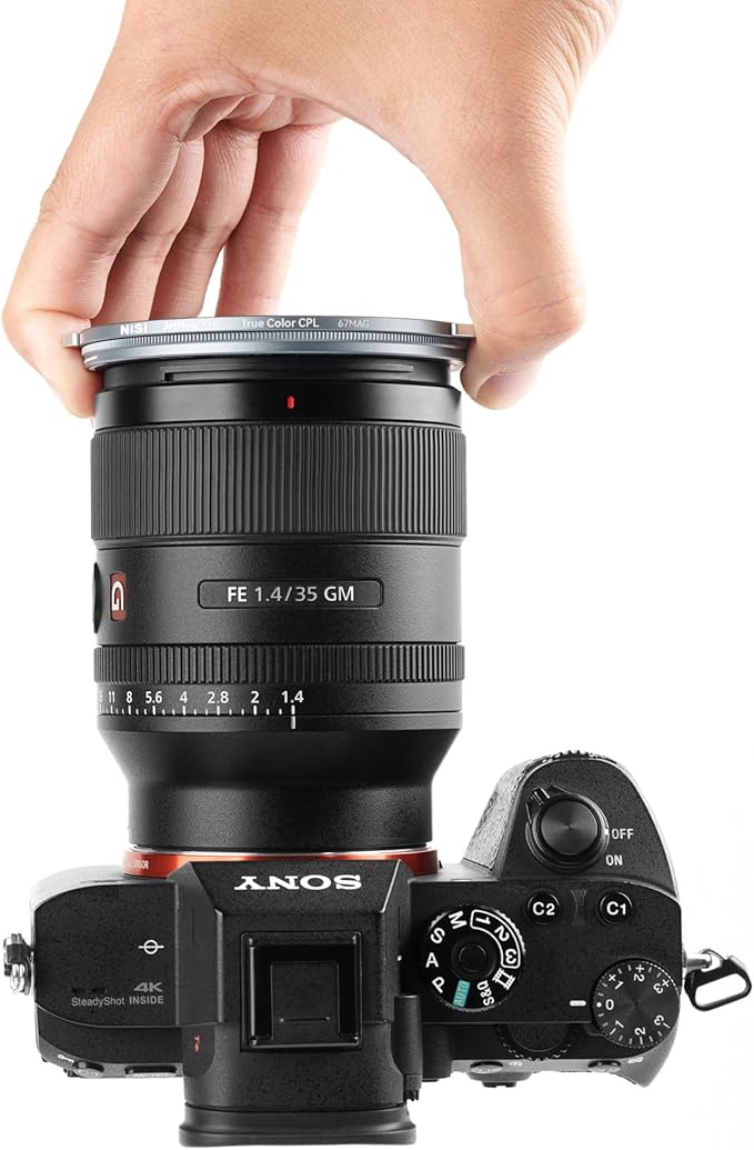 NiSi - JetMag Pro 55mm to 67MAG Adapter, Magnetic Filter Ring for Thread Lenses - Ultra-Slim, Durable Aluminum Frame, Twist-Lock Security